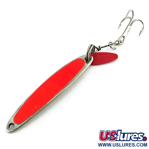  Bay de Noc Swedish Pimple UV (світиться в ультрафіолеті), нікель/помаранчевий, 6 г, блесна коливалка (колебалка) #9051