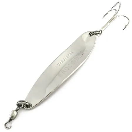 Luhr Jensen Krocodile DIE #4, нікель/рожевий, 14 г, блесна коливалка (колебалка) #9056