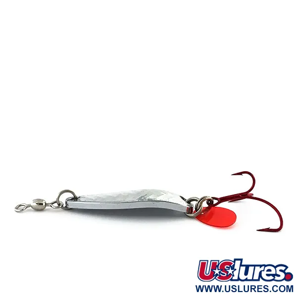 Luhr Jensen Krocodile, нікель/райдужна голограма, 9 г, блесна коливалка (колебалка) #9059