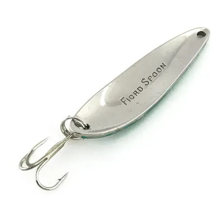 Acme Fiord Spoon, нікель/зелений, 7 г, блесна коливалка (колебалка) #9066