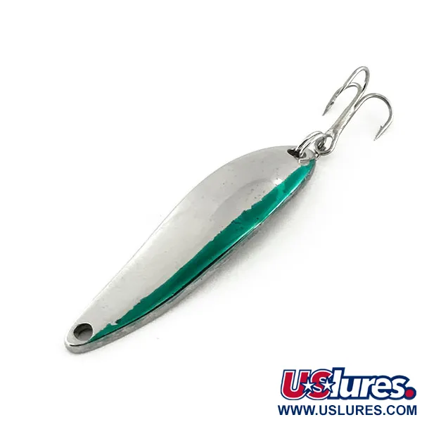 Acme Fiord Spoon, нікель/зелений, 7 г, блесна коливалка (колебалка) #9066