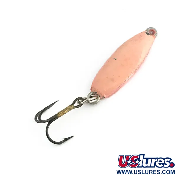 Northland Forage Minnow Jigging Spoon (світиться в темряві), червоний/рожевий, 3 г, блесна коливалка (колебалка) #9083
