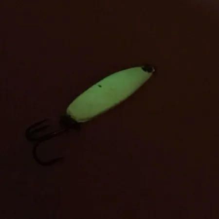 Northland Forage Minnow Jigging Spoon (світиться в темряві), червоний/рожевий, 3 г, блесна коливалка (колебалка) #9083