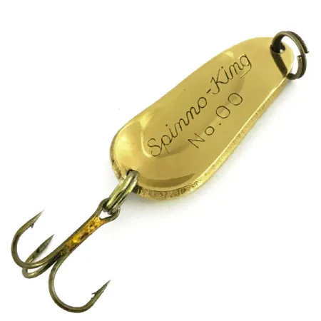 Pecos River Spinno-King 00, золото, 7 г, блесна коливалка (колебалка) #9086