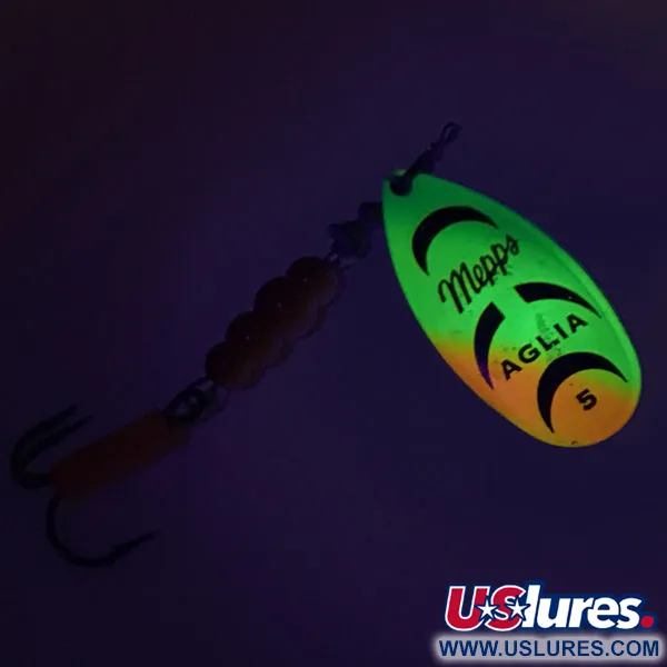 Mepps Aglia 5 Fluo UV (світиться в ультрафіолеті)