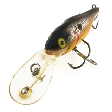 Rebel Double Deep Shad, жовтий/сірий, 11 г, воблер #9127
