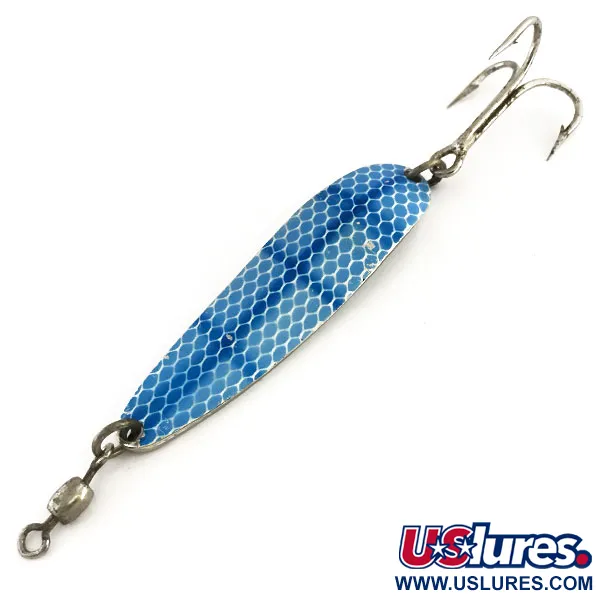 Luhr Jensen Krocodile DIE #4, синій/нікель, 21 г, блесна коливалка (колебалка) #9138