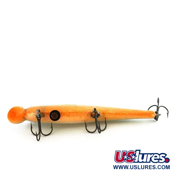  Bill Norman Rip N Ric Jerk, білий/помаранчевий/зелений, 19 г, воблер #9161