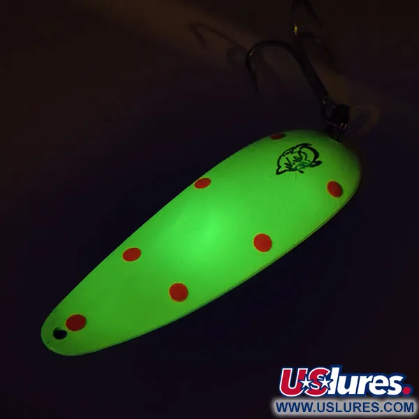 Eppinger Dardevle UV (світиться в ультрафіолеті), жовтий/червоний/нікель, 28 г, блесна коливалка (колебалка) #9163