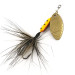 Yakima Bait Worden’s Original Rooster Tail, коричнева форель/золото, 2,6 г, блешня оберталка (вертушка) #9167