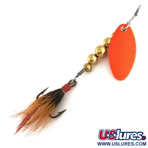 Renosky Lures Swiss Swing UV (світиться в ультрафіолеті), неоновий помаранчевий UV - світиться в ультрафіолеті, 2,6 г, блешня оберталка (вертушка) #9168