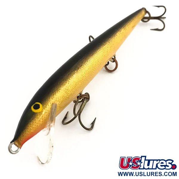 Rapala Original Floater F11, G (Gold), 6 г, воблер #9180