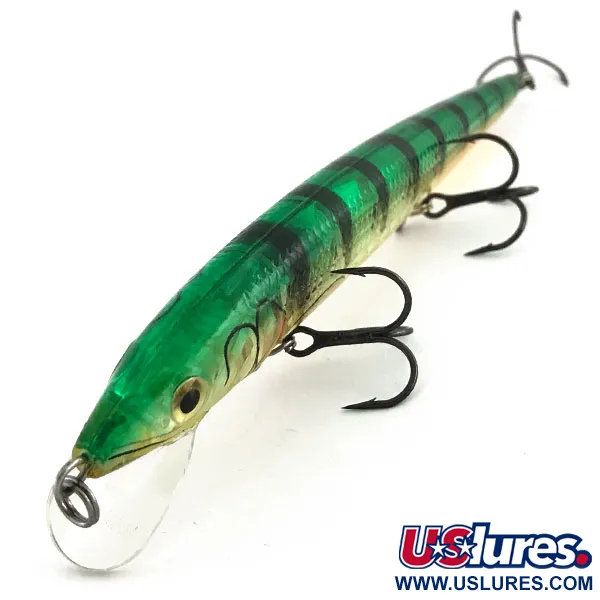 Rapala Husky Jerk HJ 14, Green Tiger, 18 г, воблер #9202