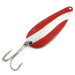 Worth Chippewa Steel Spoon, червоний/білий/нікель, 14 г, блесна коливалка (колебалка) #9203
