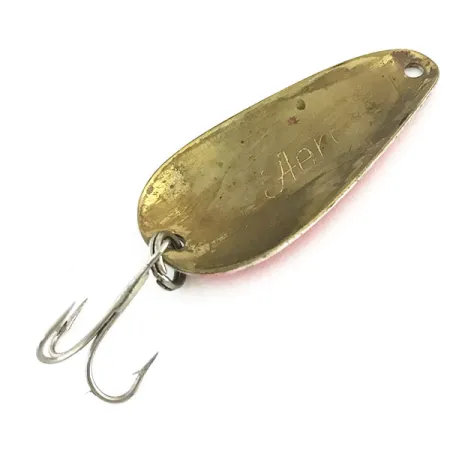 Aeroplane Spinner Aero, червоний/білий/латунь, 8 г, блесна коливалка (колебалка) #9206