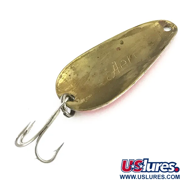 Aeroplane Spinner Aero, червоний/білий/латунь, 8 г, блесна коливалка (колебалка) #9206