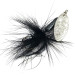 Yakima Bait Worden’s Original Rooster Tail, срібло/чорний, 3,6 г, блешня оберталка (вертушка) #9209
