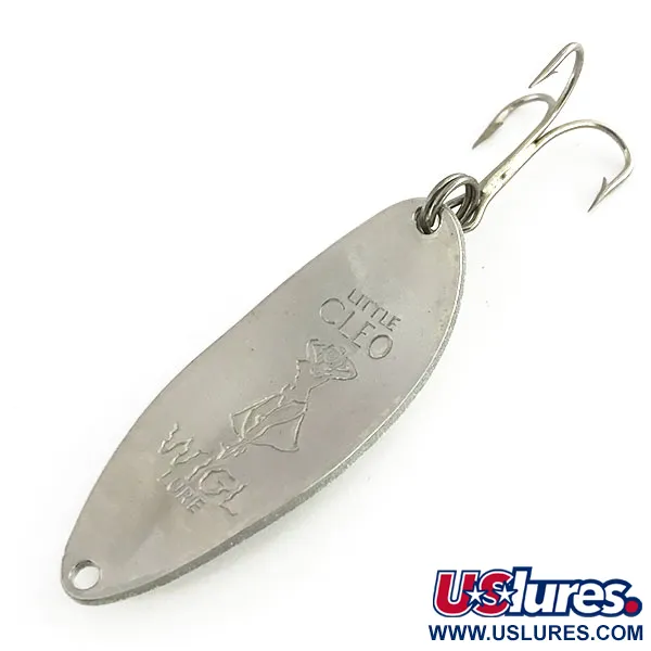 Seneca Little Cleo (Hula Girl), білий перламутр/червоне око/нікель, 14 г, блесна коливалка (колебалка) #9221