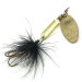 Yakima Bait Worden’s Original Rooster Tail, латунь/чорний, 4,7 г, блешня оберталка (вертушка) #9262