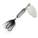 Yakima Bait Worden’s Original Rooster Tail, нікель/чорний, 4,7 г, блешня оберталка (вертушка) #9263