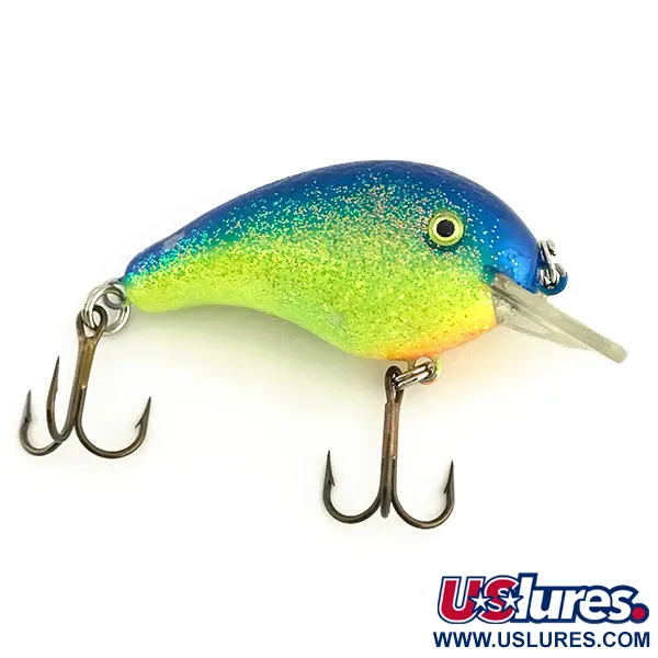  Strike King KVD 1.5 Hard Knock square bill, Chart/Blue Glitter, 10 г, воблер #9280