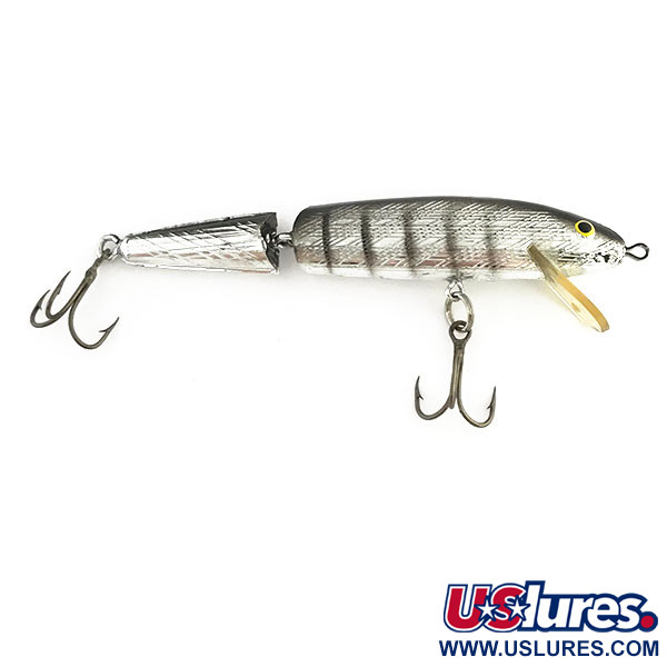  Norman Minnow Floater Jointed, Silver, 6,5 г, воблер #9282