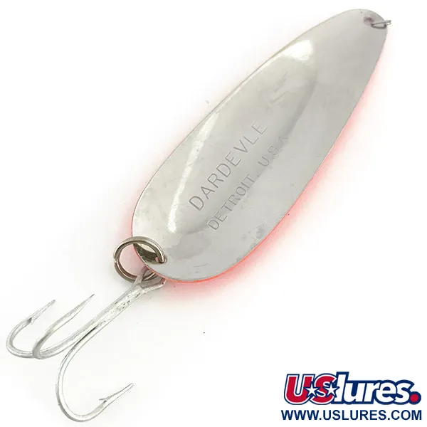 Eppinger Dardevle UV (світиться в ультрафіолеті), яскраво-червоний/чорний/нікель, 28 г, блесна коливалка (колебалка) #9289