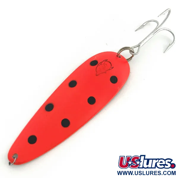 Eppinger Dardevle UV (світиться в ультрафіолеті), яскраво-червоний/чорний/нікель, 28 г, блесна коливалка (колебалка) #9289