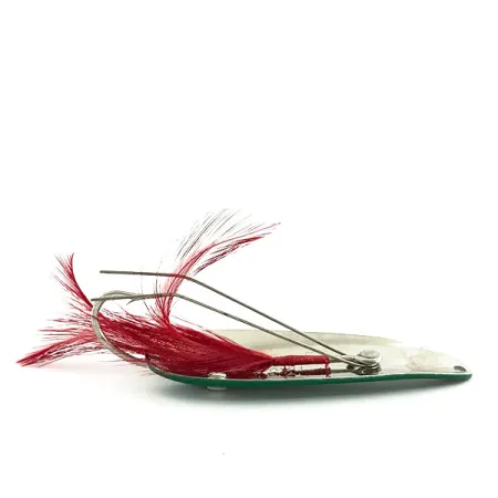 Eppinger Незачіпляйка Dardevle Dardevlet, зелений/білий/нікель, 21 г, блесна коливалка (колебалка) #9290