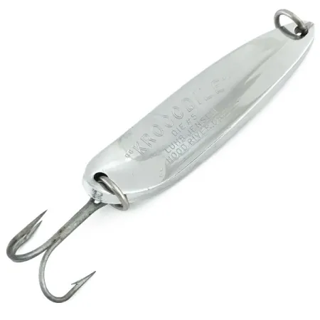 Luhr Jensen Krocodile DIE #5, нікель, 64 г, блесна коливалка (колебалка) #9291