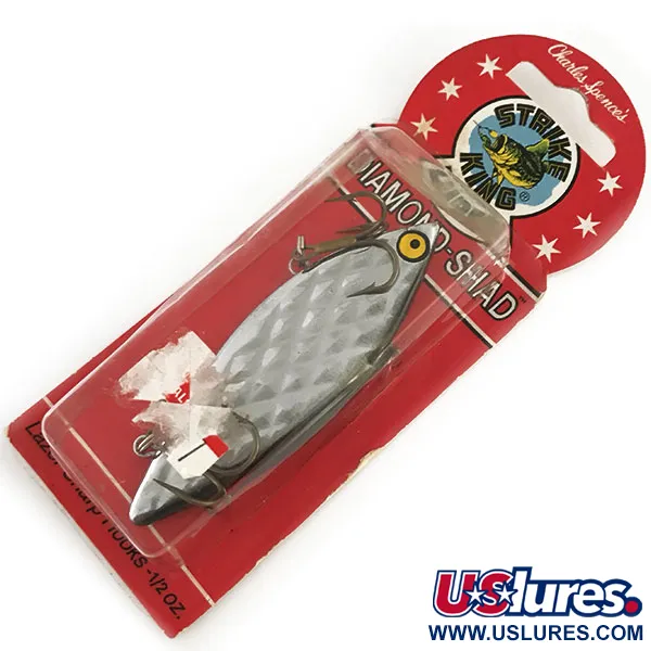  Strike King Diamond Shad, дзеркальне срібло, 14 г, воблер #9304