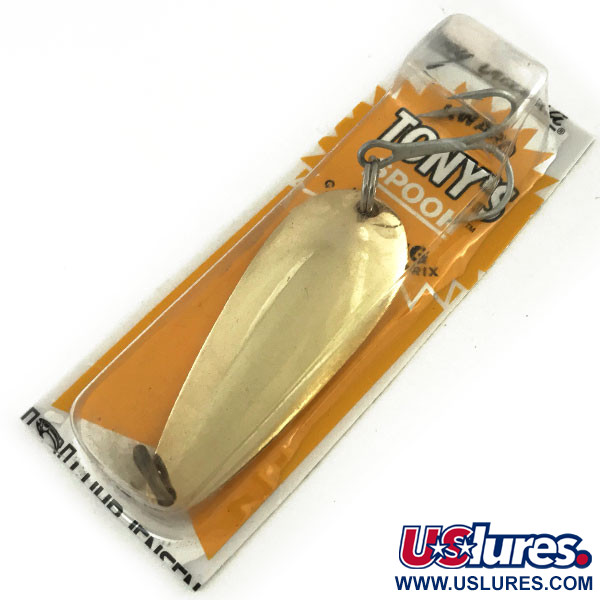  Tony Acсetta Tony's Spoon, золото, 11 г, блесна коливалка (колебалка) #9305