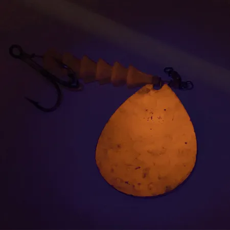 Luhr Jensen Dave Davis UV (світиться в ультрафіолеті), нікель/рожевий, 17 г, блешня оберталка (вертушка) #9336