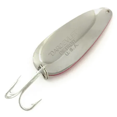 Eppinger Dardevle Dardevlet, червоний/білий/нікель, 21 г, блесна коливалка (колебалка) #9356