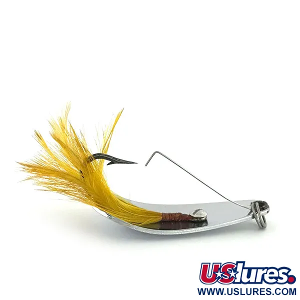 Rex Spoon Weezel bait, нікель, 12,5 г, блесна коливалка (колебалка) #9360