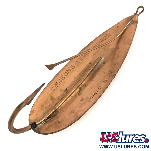  Незачіпляйка Johnson Silver Minnow, мідь, 28 г, блесна коливалка (колебалка) #9362