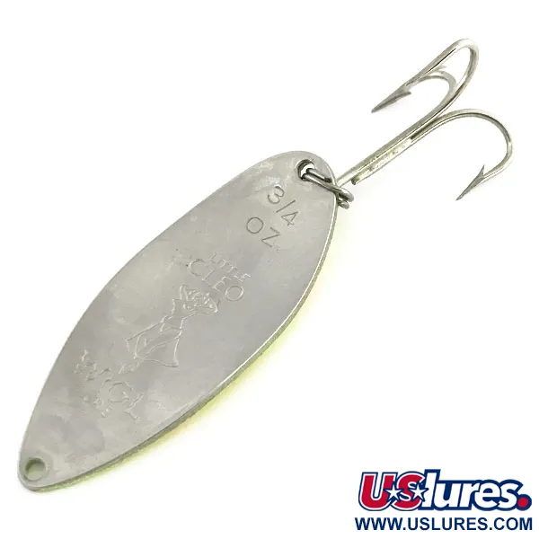 Seneca Little Cleo (Hula Girl), жовтий/червоний/нікель, 21 г, блесна коливалка (колебалка) #9372