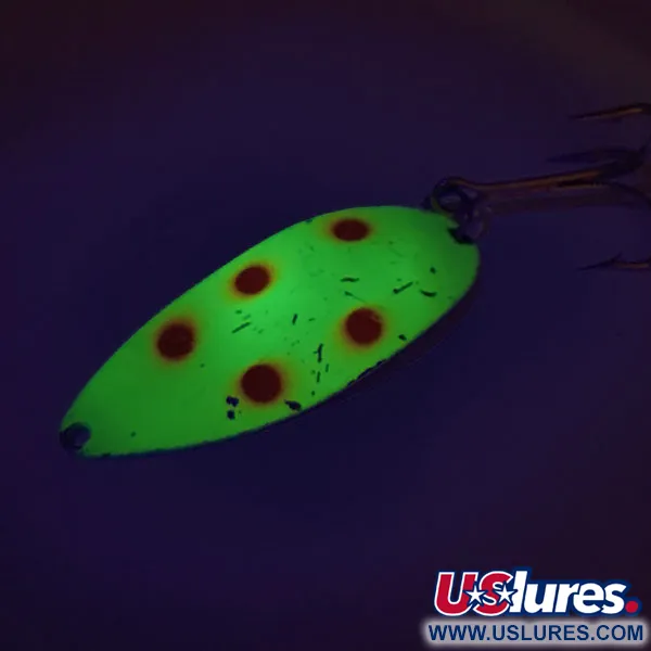 Seneca Little Cleo (Hula Girl), жовтий/червоний/нікель, 21 г, блесна коливалка (колебалка) #9372