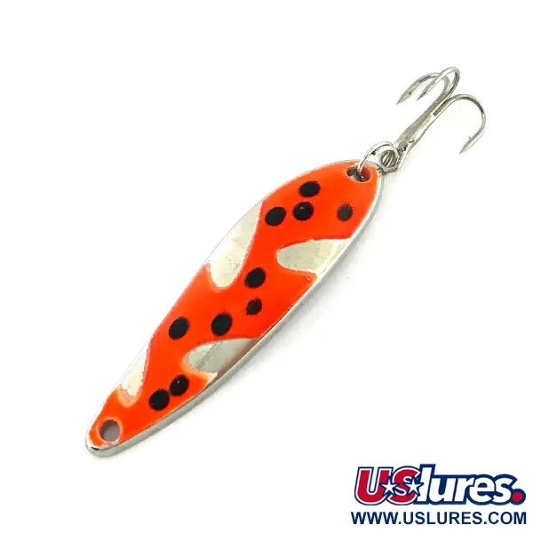 Acme Fiord Spoon Jr, яскраво-червоний/чорний/нікель, 7 г, блесна коливалка (колебалка) #9383