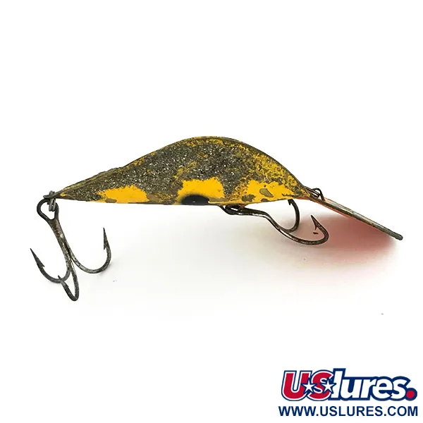 Buck Perry Spoonplug, жовтий/латунь/червоний, 21 г, блесна коливалка (колебалка) #9390