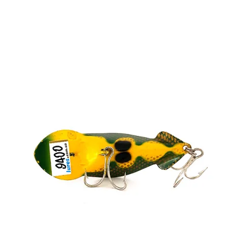 Buck Perry Spoonplug, Frog (жовтий/зелений), 10 г, блесна коливалка (колебалка) #9400