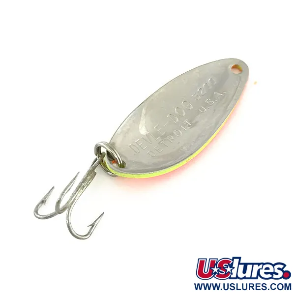 Eppinger Dardevle Devle-Dog 5200, жовтий/помаранчевий/нікель, 7 г, блесна коливалка (колебалка) #9441