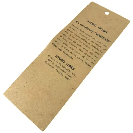 Hydro Lures Незачіпляйка Hydro Spoon, білий/червоний/зелений, 14 г, блесна коливалка (колебалка) #9467