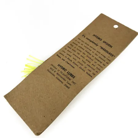 Hydro Lures Незачіпляйка Hydro Spoon, жовтий/чорний/червоний, 14 г, блесна коливалка (колебалка) #9469