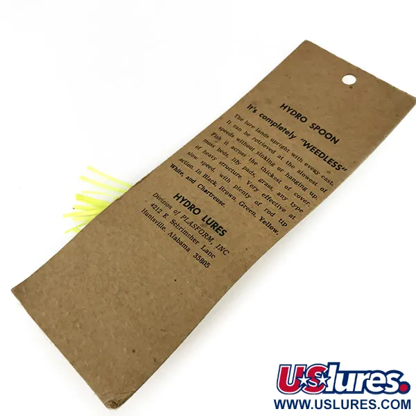 Hydro Lures Незачіпляйка Hydro Spoon, жовтий/чорний/червоний, 14 г, воблер #9469