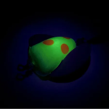 Shur Strike Spin-n-Glo UV (світиться в ультрафіолеті), жовтий/червоний, 8 г, блешня оберталка (вертушка) #9477