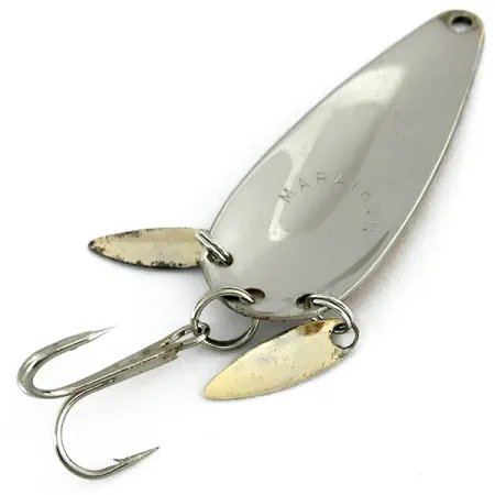 Marathon з пелюстками, коричневий/нікель, 12 г, блесна коливалка (колебалка) #9478