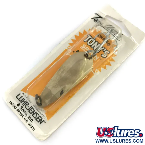  Tony Accetta Tony's Spoon, золото, 11 г, блесна коливалка (колебалка) #9488