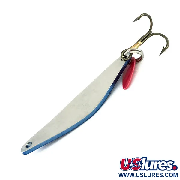 Bay de Noc Do-Jigger, нікель/синій, 5 г, блесна коливалка (колебалка) #9491