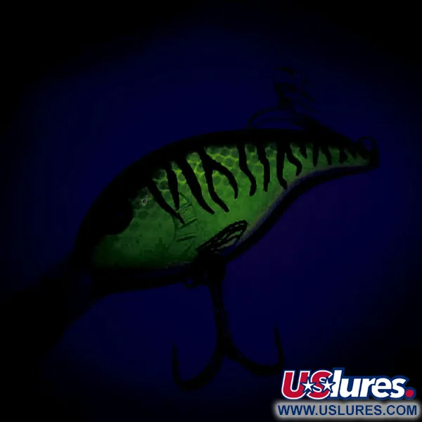 Bass Pro Shops XPS Lazer Eye Deep Diver UV (світиться в ультрафіолеті), Fire Tiger, 12 г, воблер #9520